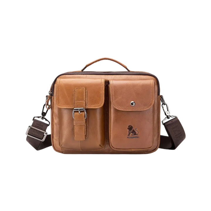 Astrid sin klassiske lærsekkekrageveske