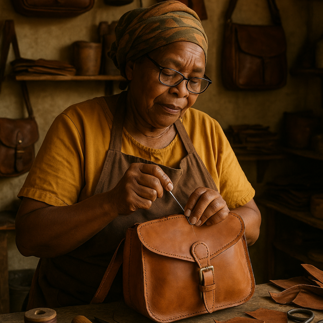 Dalton | Vintage bred skulderhatt med klassisk westernsjarm