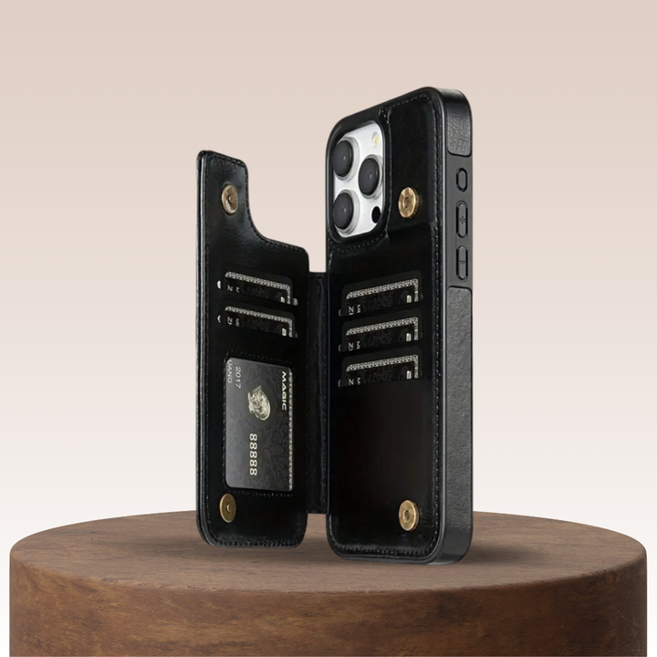 Harrison | RFID-blokkerende magnetisk lommebok Flip Phone-etuiet