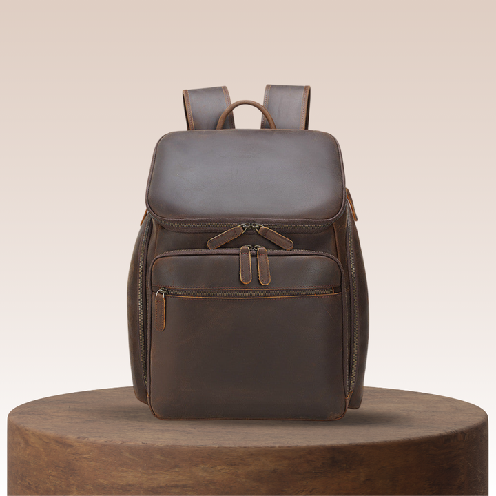 Laurent | Klassisk lær med frontlomme