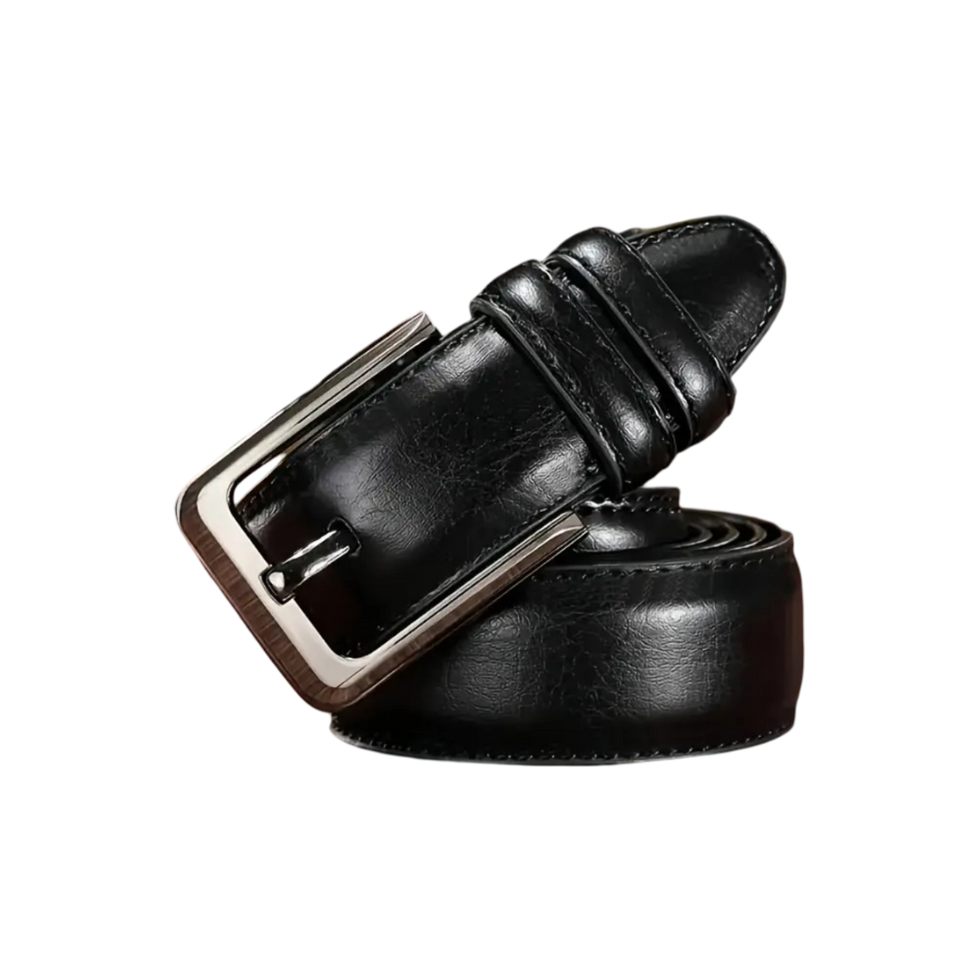 Logan | Lærbelte med klassespenne