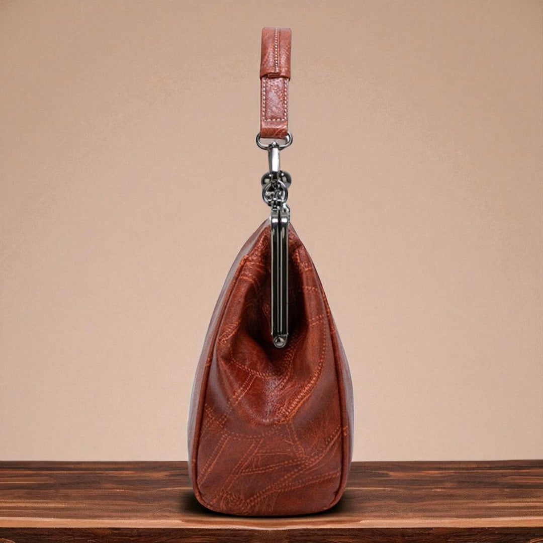 Vintage veske med lås-lukking