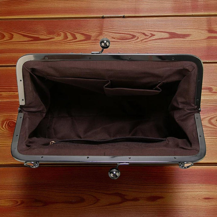 Vintage veske med lås-lukking