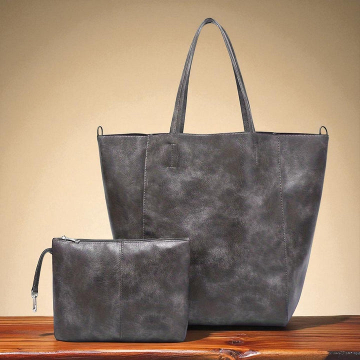 Rani's Retro Softness | Stor Kapasitet Skulderveske