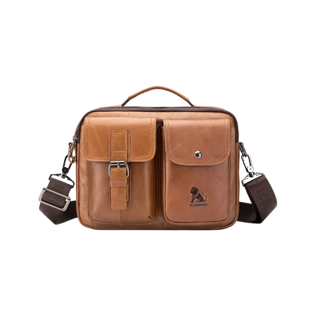 Astrid sin klassiske lærsekkekrageveske