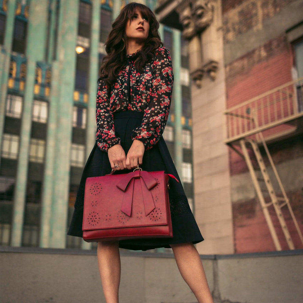 veske med stilig Astrid-dekorasjon