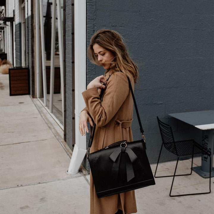 veske med stilig Astrid-dekorasjon