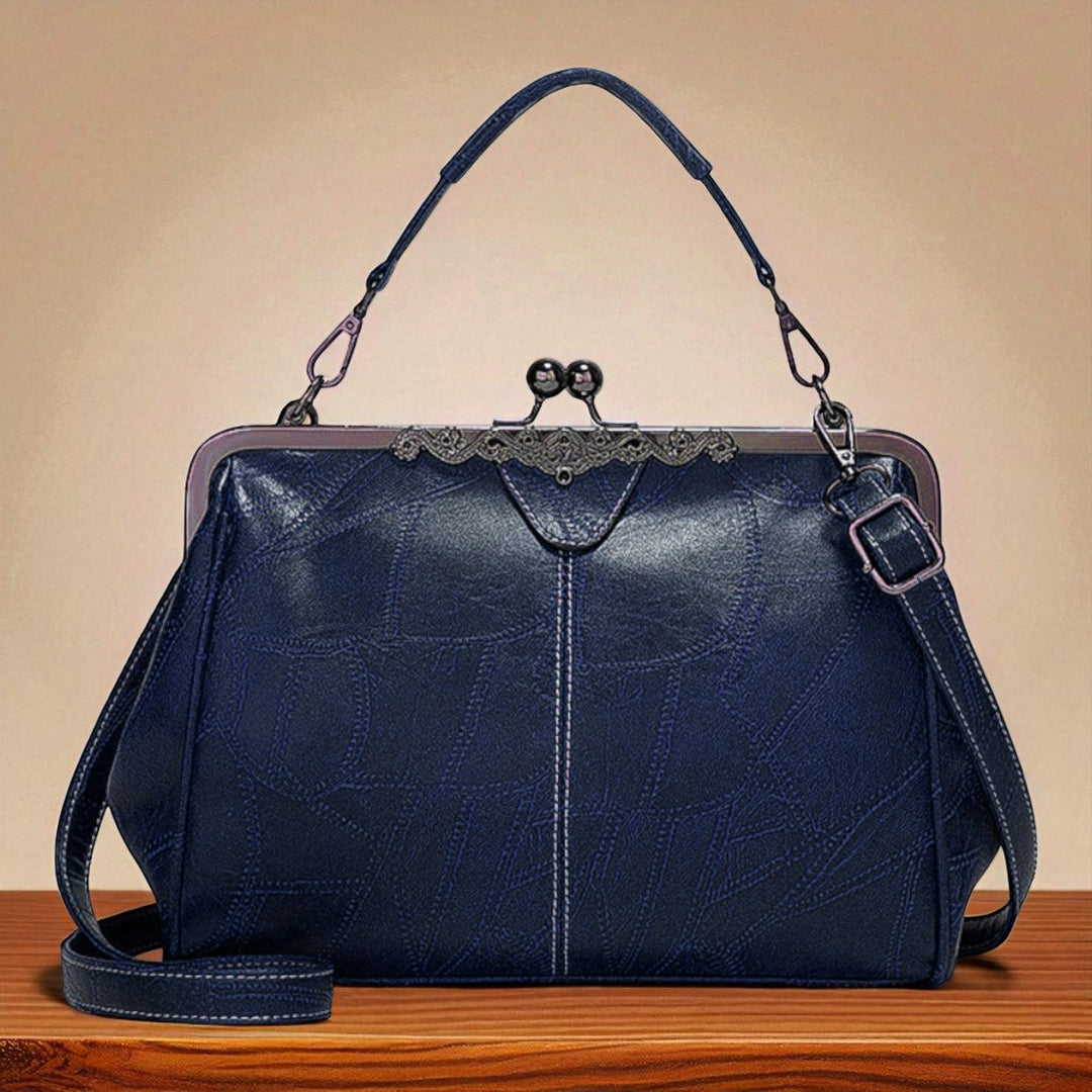 Vintage veske med lås-lukking