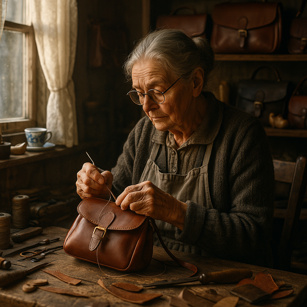 veske med stilig Astrid-dekorasjon