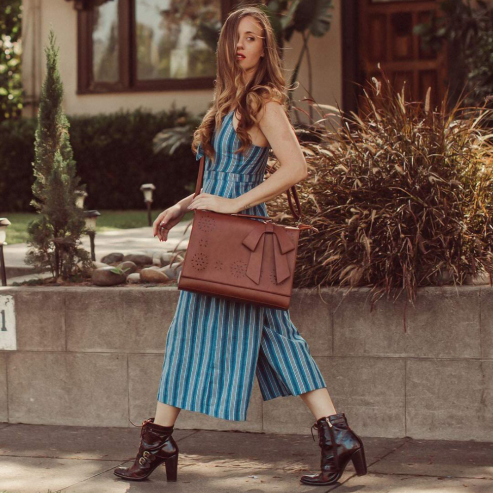 veske med stilig Astrid-dekorasjon