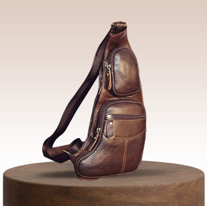 Beckett | Vintage skinnkoffert skulderveske