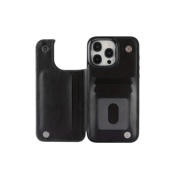 Preston | Magnetisk Lommebok Flip-telefon etui for iPhone