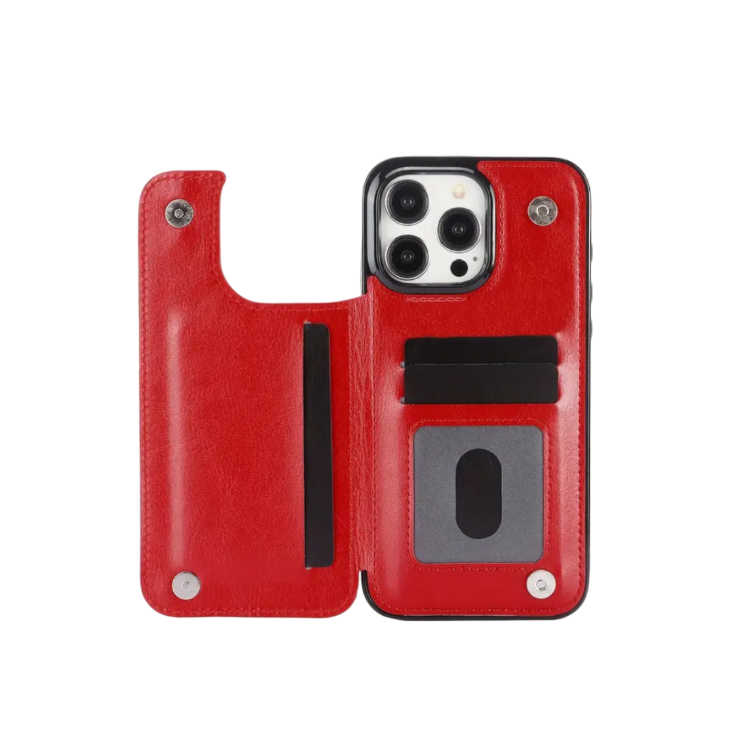 Preston | Magnetisk Lommebok Flip-telefon etui for iPhone