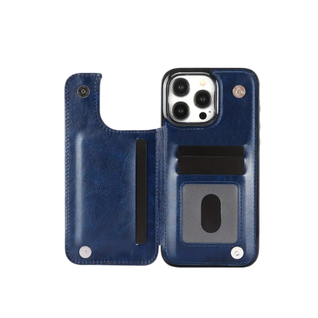 Preston | Magnetisk Lommebok Flip-telefon etui for iPhone