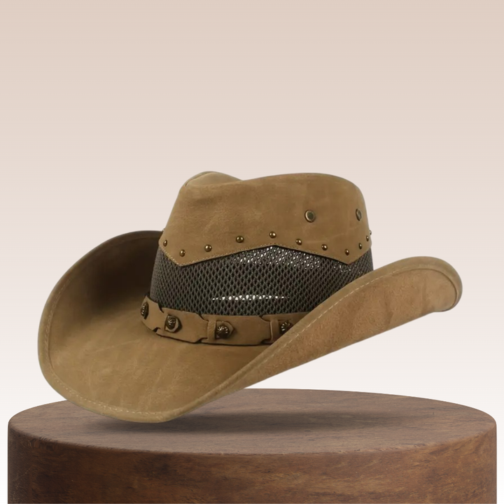 Isidore | Steampunk Skinn Cowboyhatt