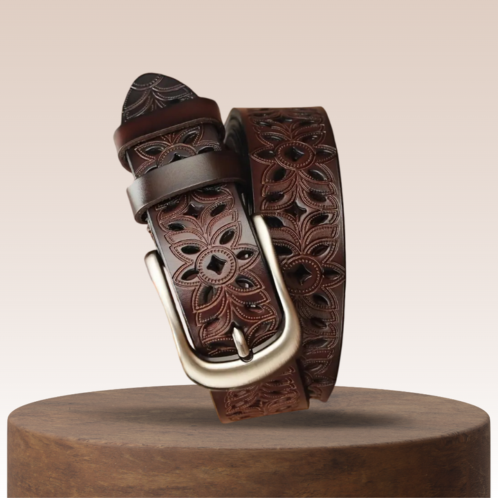 Ava | Ekte lær smal belte