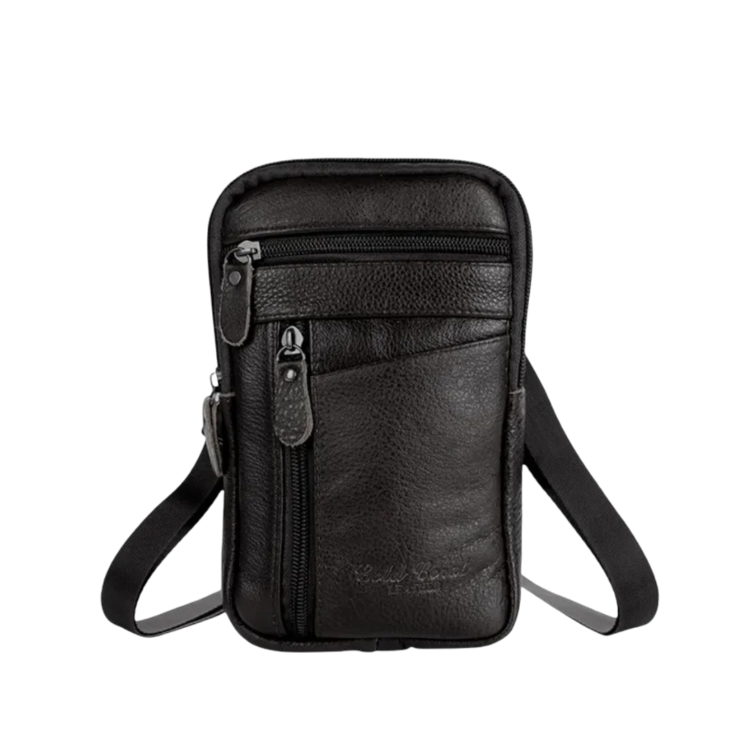 Thorne - Vintage skinn skulderveske