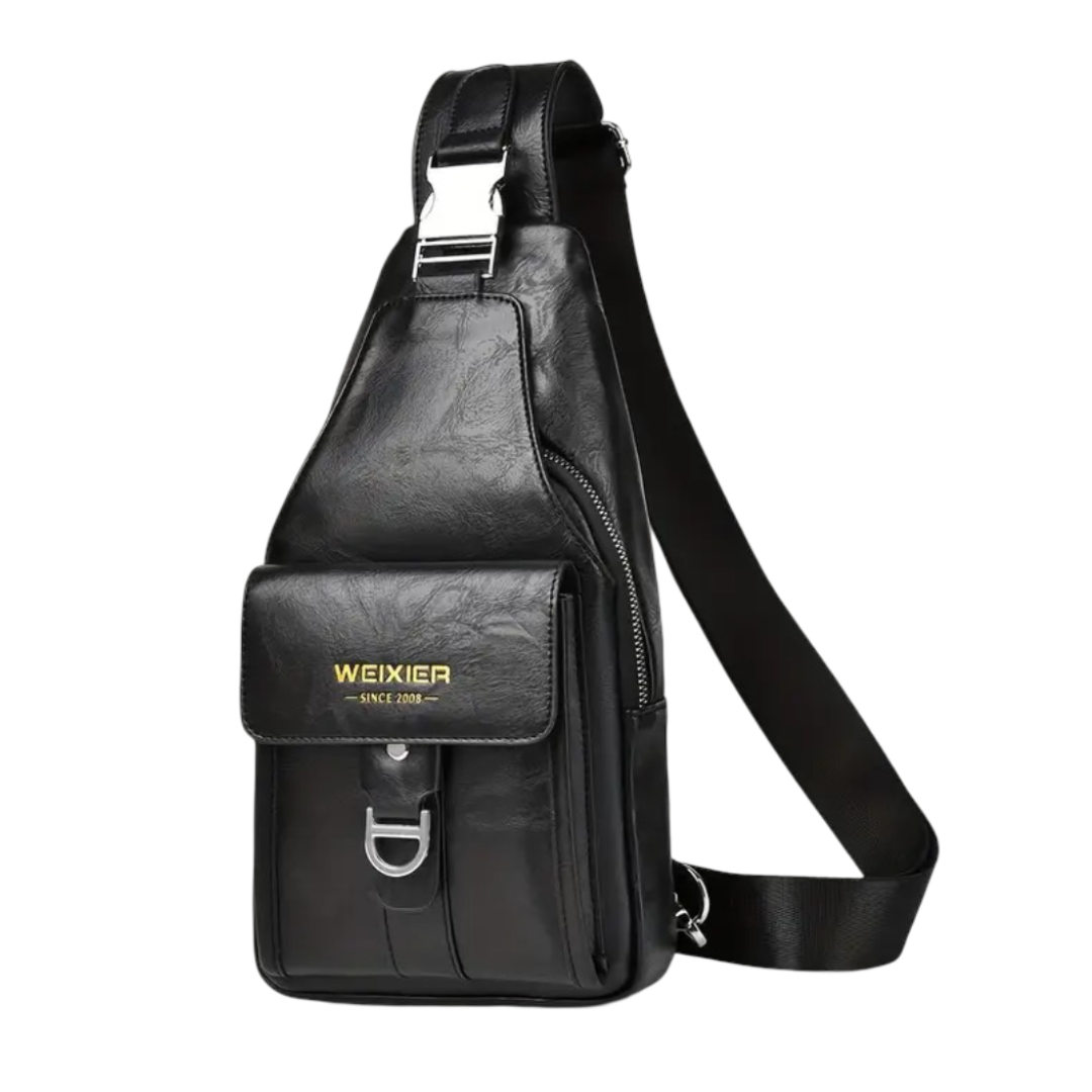 Silas | Vintage læringsveske med skulderrem