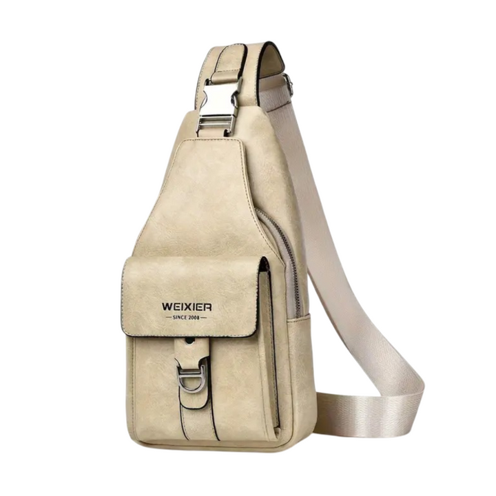 Silas | Vintage læringsveske med skulderrem