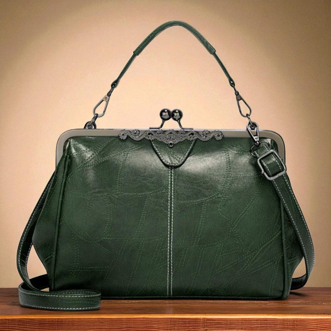 Vintage veske med lås-lukking