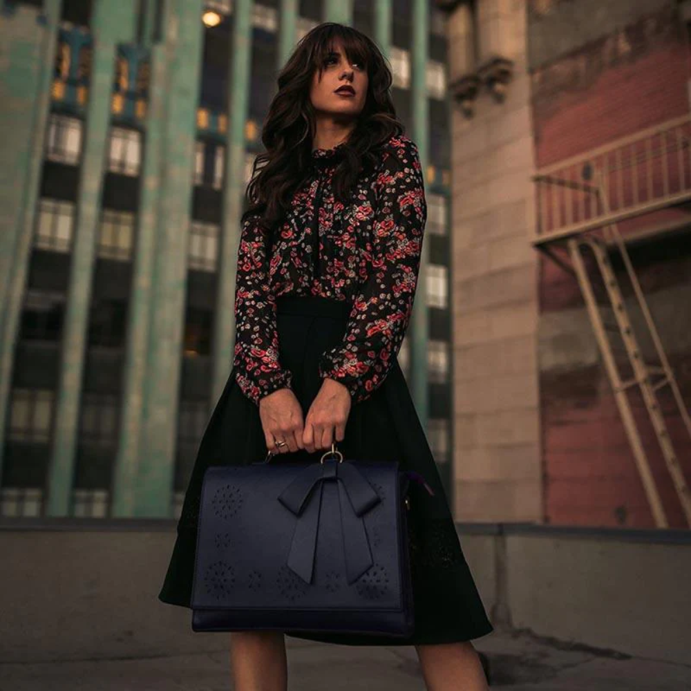 veske med stilig Astrid-dekorasjon